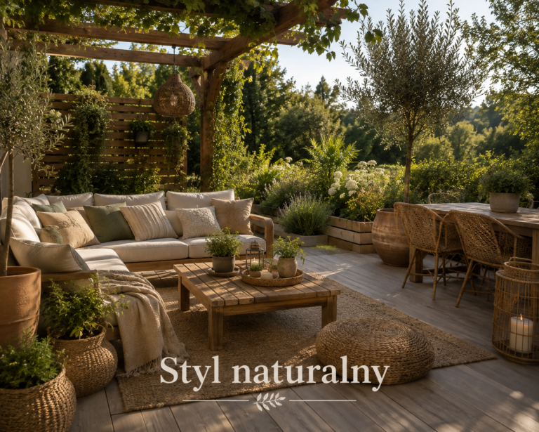 Zielony taras naturalny